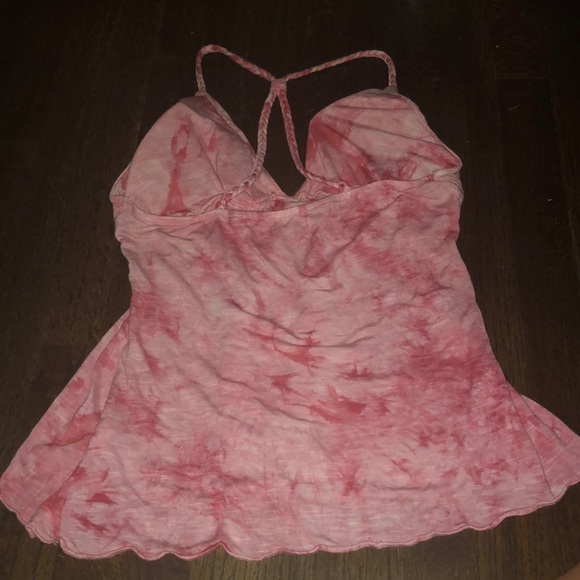 Tye dye pink halter top - Picture 3 of 5